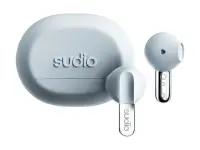 Sudio Earbuds | N3 | Bluetooth | On-ear | Microphone | Misty Blue | Wireless