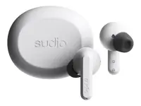 Sudio Earbuds | A3 Pro | Bluetooth | In-ear | Microphone | Fog White | Noise canceling | Wireless