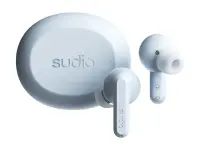 Sudio Earbuds | A3 Pro | Bluetooth | In-ear | Microphone | Powder Blue | Noise canceling | Wireless – pilt 4
