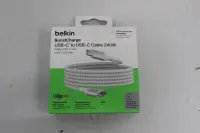 SALE OUT. Belkin 240W USB-C to USB-C Cable (2 m) - White | SALE OUT. SALE OUT. Belkin | DAMAGED PACKAGING – pilt 2