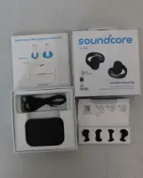SALE OUT. Anker Soundcore AeroClip Open-Ears, Black | SALE OUT. Anker Soundcore Open-Ear Clip-On Earbuds with Adaptive Comfort | AeroClip | DEMO