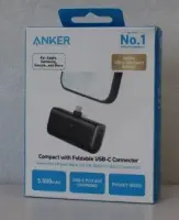 SALE OUT. Anker Nano Power Bank Built-In with USB-C Connector | A1653H11 | 5000 mAh | Black | DEMO