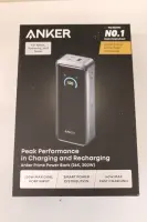 SALE OUT. Anker Prime power bank - USB, 2 x USB-C - 300 Watt | 26250 mAh | Black | UNPACKED, SMALL SCRATCHED ON TOP EDGE