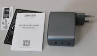 SALE OUT. Anker Prime Charger, 3 Ports, Silver | Anker Prime Charger, 3 Ports, 160W, Silver | DEMO