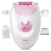 Braun Silk epil 3, valge/roosa - Epilaator
