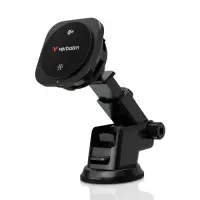 Verbatim 31861 Charge 'n' Drive Qi2 Magnetic Wireless Car Charger, Black