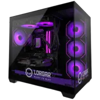 LORGAR ADVANCED A201 - AMD 7500F 6C/12T, 240 AIO, NVIDIA RTX 5060Ti 16GB, 32GB@6400mhz, 1TB SSD NVME, 750W PSU, Black, 3Y