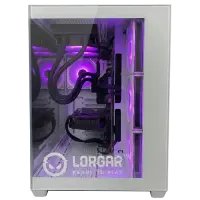 LORGAR ADVANCED A201 - AMD 7500F 6C/12T, 240 AIO, NVIDIA RTX 5060Ti 16GB, 32GB@6400mhz, 1TB SSD NVME, 750W PSU, White, 3Y – pilt 2