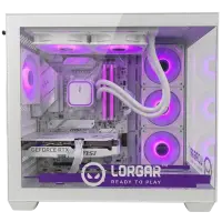 LORGAR ADVANCED A201 - AMD 7500F 6C/12T, 240 AIO, NVIDIA RTX 5060Ti 16GB, 32GB@6400mhz, 1TB SSD NVME, 750W PSU, White, 3Y – pilt 3