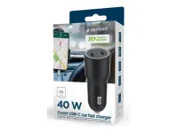 GEMBIRD 2-port USB car charger 4A