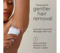 Braun Epilator | SE7030 Silk-épil Series 7 | Operating time (max) 40 min | Number of power levels 2 | Wet & Dry | White/Pink – pilt 2