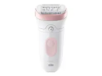 Braun Epilator | SE7030 Silk-épil Series 7 | Operating time (max) 40 min | Number of power levels 2 | Wet & Dry | White/Pink