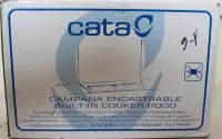 SALE OUT. Cata GL 45 X /C Hood, 820m3/h, 65dB, BT3 Engie, 280W, stainless steel | SALE OUT. | CATA Hood | GL 45 X /C | Canopy | Energy efficiency class A | Width 50 cm | 820 m³/h | Touch | EcoLed | Stainless steel | RENEWED, DAMAGED PACKAGING | 32 month(s)