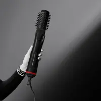Rowenta Activ Keratin and Shine Hair Brush | x Karl Lagerfeld CF952LF0 | Ion conditioning | Number of heating levels 2 | 1000 W | Black