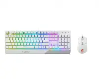 KEYBOARD +MOUSE/VIGOR GK30 COMBO WHITE US MSI