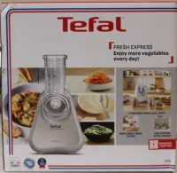 SALE OUT. | TEFAL Vegetable slicer | Fresh Express DN853BE0 | Light Gray | 150 W | DAMAGED PACKAGING – pilt 2