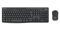 Logitech MK370 Combo for Business Wireless Keyboard + Mouse, RF Wireless+Bluetooth, US Int, Graphite