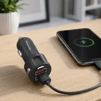 Esperanza auto kiirlaadija 36W 2 x USB-A 18W, must – pilt 6