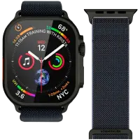 Classic Nylon Loop 40, 41, 42mm One Size, Navy Black