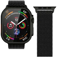 Woven Loop 44, 45, 46, 49mm One Size, All Black