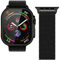 Woven Loop 40, 41, 42mm One Size, All Black – pilt 2