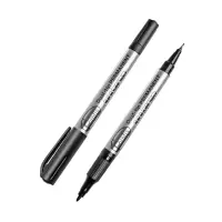 Permanentne marker CD/DVD FOROFIS kahe otsaga 0,5/2,0mm must