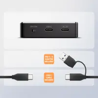 Axagon ADSA-M2C11 HDD/SSD dokkimisjaam USB 3.2 Gen 2 (3.1 Gen 2) Type-C Must – pilt 4