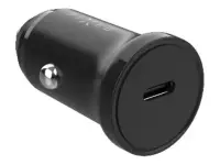 Fixed USB-C Car Charger 20W+ USB-C/USB-C Cable | FIXCC20N-CC-BK