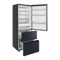 Midea Refrigerator | MDRB542BIE70 | Energy efficiency class Class E | Free standing | Height 191 cm | Combi | No Frost system | Fridge net capacity 257 L | Freezer net capacity 135 L | Display | 38 dB | Grey
