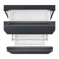 Midea Refrigerator | MDRB542BIE70 | Energy efficiency class Class E | Free standing | Height 191 cm | Combi | No Frost system | Fridge net capacity 257 L | Freezer net capacity 135 L | Display | 38 dB | Grey – pilt 8