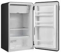 Midea Refrigerator | MDRD142SLE30 | Energy efficiency class Class E | Free standing | Height 83.5 cm | Larder | Fridge net capacity 93 L | 41 dB | Black – pilt 3