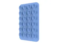 Fixed | MagMate | MagSafe Holder With Suction Cups | Apple | iPhone 12 and newer, or any phone with a MagSafe case | Liquid Silicone | Blue