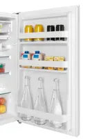 Midea Refrigerator | MDRD143FGE01 | Energy efficiency class E | Free standing | Larder | Height 86 cm | Fridge net capacity 93 L | 39 dB | White