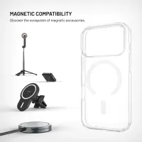Fixed MagPure | Back cover | Apple | iPhone 18 Pro/17 Pro | TPU/PC | Clear | MagSafe – pilt 3