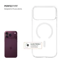 Fixed MagPure | Back cover | Apple | iPhone 18 Pro Max/17 Pro Max | TPU/PC | Clear | Magsafe – pilt 3