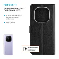 Fixed Opus | Book Case | Xiaomi | Redmi Note 15 Pro 4G | Synthetic leather | Black – pilt 8