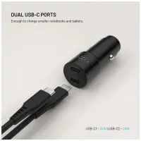 Fixed Dual USB-C Car Charger, 65W, PD 3.0 – pilt 4