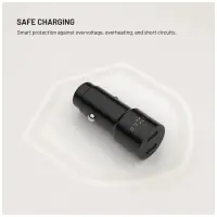 Fixed Dual USB-C Car Charger, 65W, PD 3.0 – pilt 6