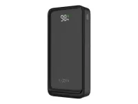 Fixed Power Bank Zen2 20 with LCD Display and PD 20W Output | 20000 mAh | Black