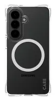 PanzerGlass CARE™ by ® Samba Case Transparent w. White Qi Samsung Galaxy S26 mobiiltelefoni ümbris 16 cm (6.3") Kate Läbipaistev