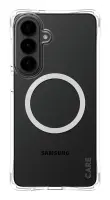 PanzerGlass CARE™ by ® Samba Case Transparent w. White Qi Samsung Galaxy S26+ mobiiltelefoni ümbris 17 cm (6.7") Kate Läbipaistev