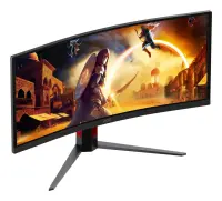 AOC | CU34G4CA | 34 " | Fast VA | WQHD | 21:9 | 180 Hz | 1 ms | 3440 x 1440 pixels | 450 cd/m² | HDMI ports quantity 2 | Black – pilt 9