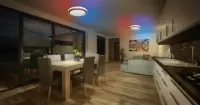 Osram SMART+ WIFI ORBIS MAGIC WALL/CEILING 500mm RGB+TW Dimmable black+white | 38 W | RGBTW | Wi-Fi – pilt 4