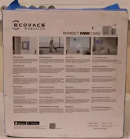 SALE OUT. | Ecovacs Window Cleaning Robot | WINBOT W2S OMNI | Corded | 8000 Pa | White | DAMAGED PACKAGING AND PAINT, MISSING CLEANING BOTTLE. ITEM AND PARTS ARE SCRATCHED, DIRTY – pilt 12