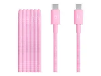 Apple USB-C to USB-C Woven Cable (1.5m) - Power Pink | Apple