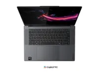 Lenovo Yoga Pro 7 15ASH11 AMD | Thunder Grey | 15.3 " | OLED | Touchscreen | 2.5K WQXGA | 2560 x 1600 pixels | AMD Ryzen AI Max+ | 388 | 64 GB | Soldered LPDDR5X | Solid-state drive capacity 1000 GB | AMD Radeon 8060S Graphics | Windows 11 Pro | 802.11be | Bluetooth version 5.4 | Keyboard language English | Keyboard backlit | Warranty 24 month(s) | Battery warranty 12 month(s) – pilt 2