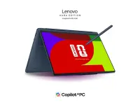 Lenovo Yoga 9 2-in-1 14IPH11 Intel | Cosmic Blue | 14 " | OLED | Touchscreen | 2.8K WQXGA+ | 2880 x 1800 pixels | Intel Core Ultra 7 | 355 | 32 GB | Soldered LPDDR5X | Solid-state drive capacity 1000 GB | Intel Graphics | Windows 11 Home | 802.11be | Bluetooth version 5.4 | Keyboard language Nordic | Keyboard backlit | Warranty 24 month(s) | Battery warranty 12 month(s)