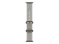 APPLE 49mm Translucent Grey Ocean Band - Black Titanium Finish | Apple