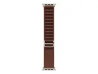 APPLE 49mm Burgundy Alpine Loop - Medium - Natural Titanium Finish | Apple