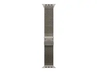 APPLE 49mm Natural Titanium Milanese Loop - Medium | Apple